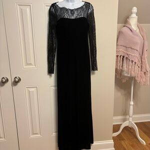 ABS Velvet Formal Dress